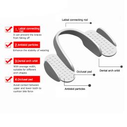 Protetor de boca dental Protetor de tala de dentes macios Universal Anti-Wear Almofada de dente de silicone para moagem, apertando à noite, 2pcs - Image 5