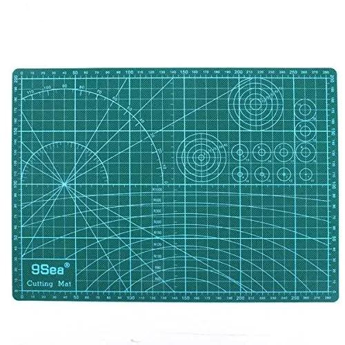 Tapete de Corte A4 em PVC: Ferramenta Ideal para Patchwork e Projetos de Faça Você Mesmo com Base de Borracha para Carimbos
