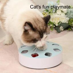 Brinquedo de gato elétrico atraente 2 cores gato jogando brinquedo interativo pena automática animal de estimação gato teaser brinquedo para animais de estimação suprimentos - Image 3