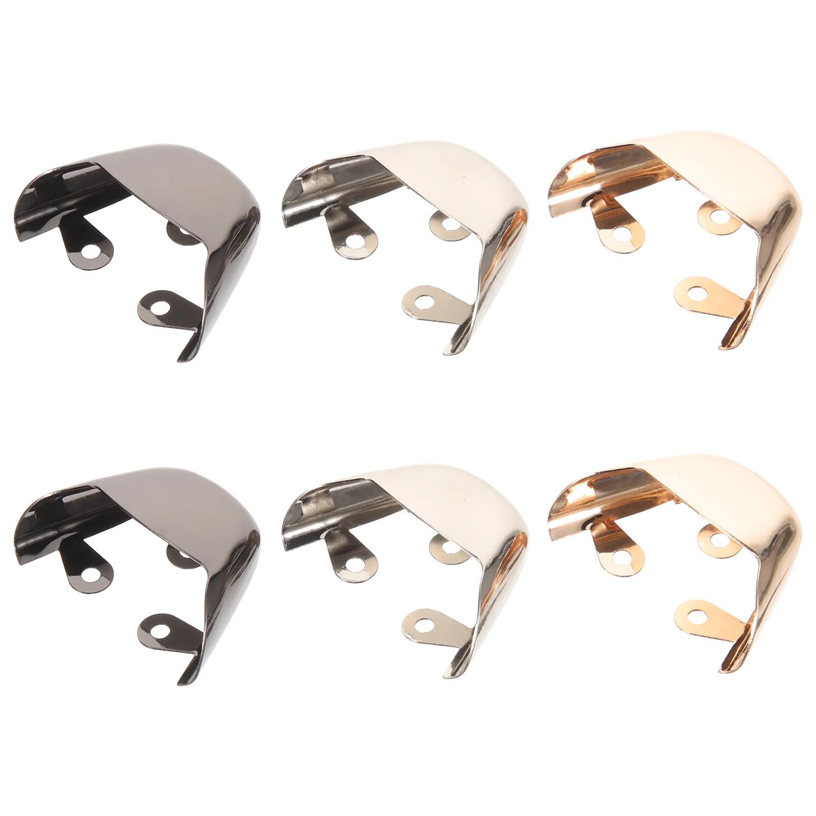 Saltos altos para proteger a cabeça, acessórios de sapato, protetor de inicialização, pontas encobrir, protetores de metal toe, 3 pares - Image 1