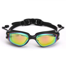 Óculos de natação à prova d'água profissional, HD, Anti-Fog, UV Silicone, óculos ajustáveis, Clear, óculos masculinos - Image 6