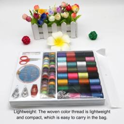 Kit de ferramentas da caixa, 64 carretéis, máquina, agulha de mão, utensílios domésticos, Quilting, costura, fio, DIY, Crafting - Image 3