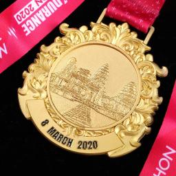 Medalha comemorativa personalizada da liga do zinco para eventos desportivos, medalha do metal dos fabricantes, atacado - Image 1
