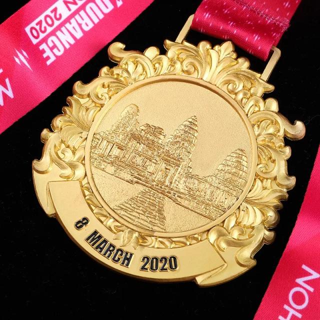 Medalha Comemorativa Personalizada em Liga de Zinco para Eventos Desportivos - Atacado de Fabricantes de Metal