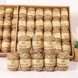 Raffia Fio Nylon Cordas, Macramé Corda Suprimentos, Juta Rolo, Artesanato Suprimentos, Cord Artesanato Materiais, Casamento Artes Cordas, Cordas, 2mm, 1 Caixa, 24Pcs - Image 5