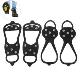 Tampa de sapato esportiva de inverno para mulheres e homens, antiderrapante, garras de gelo, escalada na neve, picos, grampos Crampon, botas, 5, 8 Stud, 2 peças - Image 3