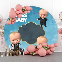 Banners de desenhos animados personalizados para bebê, fundo azul, decoração suprimentos, festa de aniversário, foto, estúdio de fotografia, menino, crianças - Image 5