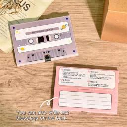 DIY Musical Aniversário Arte, Design personalizado, Cartões de Áudio, Personalizado, Cartão Gravável, Fita cassete - Image 3