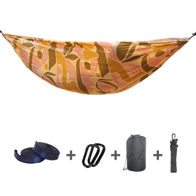 Conjunto de Suspensão Portátil para Cama de Rede: Móveis de Camping para Jardim e Aventura ao Ar Livre, Ideal para Casais com Tarp Anti-Mosquitos para 2 Pessoas