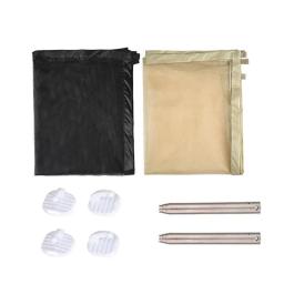 Cercas de barreira para cães de estimação, com 4 peças de gancho, rede isolada para animais de estimação, portão de escadas, novo cercadinho dobrável de malha respirável para cerca de segurança de cães - Image 5