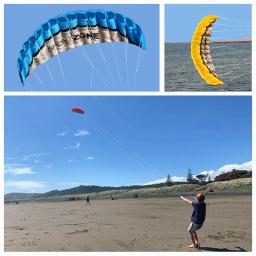 Kite profissional ao ar livre com Dual Line Stunt Power, Soft Parafoil, Kitesurf Fly, Fun Sports, Frete Grátis, 2.5m - Image 1