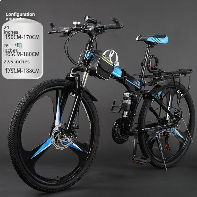 Bicicletas de dupla utilização para deslocamento e entretenimento de montanha off road para homens e mulheres, bicicletas de montanha para adultos
