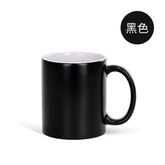 Caneca Cerâmica Mágica de Mudança de Cor para Sublimação Térmica com Imagens Personalizadas em Água, Café e Leite