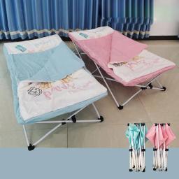 Cama de acampamento dobrável com saco de dormir, Cama ao ar livre, Cama de sesta infantil, Nature Hike, Diversão da praia, Suprimentos para caminhadas - Image 1