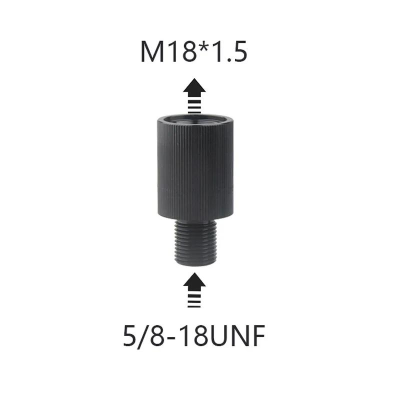 HPA Thread Converter para Airsoft Paintball Acessórios, Acessórios Do Tanque De Ar, Peças Do Regulador Da Válvula, CO2 Sodastream, PCP, M18x1.5 /5-8UNF - Image 1