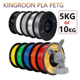 KingRoon 5KG 10KG Filamento PLA PETG 1,75mm Impressora 3D Plástico Sem Carretel de Bolha Materiais de Impressão 3D para Impressoras 3D - Image 1