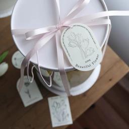 Personalizado Chic Obrigado Cartão, Logotipo personalizado, Impressão de texto, Cartão Postal Festival, Loja Presente, Decoração para Pequenas Empresas, Fontes do casamento - Image 3