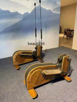 Zq cavalo elíptico traine doméstico pequeno equipamento de fitness máquina spacewalk família luz madeira aeróbio multifuncional - Image 5