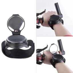 360 Graus Ajustável Bicicleta Espelho Retrovisor Pulseira Espelho Retrovisor Braço Desgaste Dobrável Guiador De Segurança Da Bicicleta Espelho - Image 3