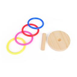 Brinquedo De Anel De Papagaio De Madeira Sólida, Suprimentos Educativos Do Pássaro, Treinamento De Inteligência, Brinquedos Interativos De Papagaio, Acessórios De Pássaros, 3cm - Image 2