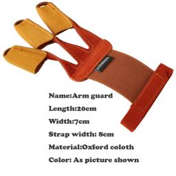 Três luvas de proteção para arco, braço protetor, tiro com arco Acessórios, caça, tiro, prática, ferramenta de proteção, novo - Image 3