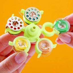 Bobinas de costura Tower Storage Clips Suporte para 30 Thread Spool Braçadeiras de suporte plástico Organizador Máquina de costura DIY Ferramenta de bordado - Image 3