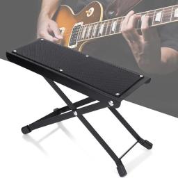 Pedal de guitarra com altura ajustável, antiderrapante Pad, Guitar Neck Stand, Footstool Acessórios - Image 3