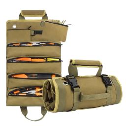 Multi-Purpose Tool Bag com Multi Pocket, Hardware Tool Pouch, Organizador de Ferramentas, Carrier Bag, Roll Up Tool Bag para Mecânico e Eletricista - Image 4