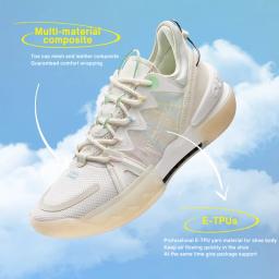 Tênis de basquete masculino, 361 graus, guerra ardente 2 PRM, combate real, absorção de choque, resistente ao desgaste, malha, aperto superior baixo, masculino, 672221107 - Image 3
