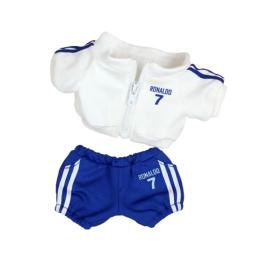 20cm algodão basquete roupas set, acessórios do brinquedo, roupas esportivas, multi-cor - Image 1