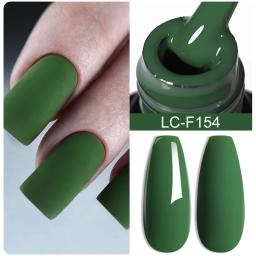 LILYCUTE-Longa Duração Matte Color Series Gel Esmalte, Manicure Art Verniz, Soak Off, Cobertura Total, Inverno, Cinza Escuro - Image 3