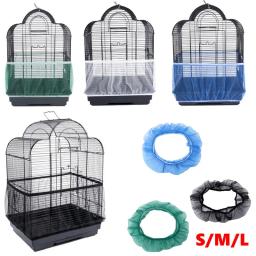 Malha gaiola de pássaro capa náilon dustproof gaiola de papagaio gaiola net acessórios para animais de estimação malha arejada papagaio gaiola rede s/m/l - Image 1