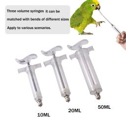 Pássaro Kit Seringa de Alimentação, Opcional 10ml 20ml 50ml, 6 Pcs Curvo Tubo de Martelo Papagaio, Pombo, Pet Bird Supplies - Image 5