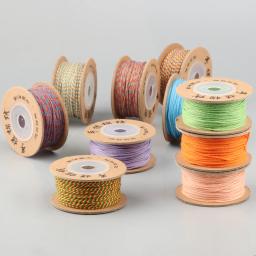 Cordão de Macramé de Algodão Premium Durável 3 Strand Cordas para Artesanato Decoração, Corda De Costura para Casamentos, Fazer Jóias, Artesanato DIY, 1mm, 20m - Image 5