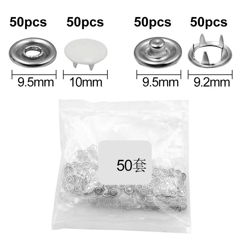 Acessórios de ferramentas de alicate botões de costura de metal oco/sólido pinos de pressão prendedores de pressão instalar roupas bagbagbagbagbag - Image 1
