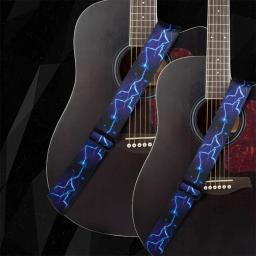 Correia de guitarra suave com 3 suportes Pick, Strap Button Headstock Adaptador, 1 par de fechaduras e 5 picaretas Set, 10pcs - Image 6