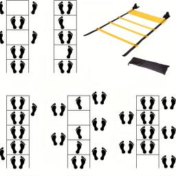 Equipamento De Treino De Futebol Agilidade, Equipamento De Escada, Escadas, Correias De Nylon, Treinamento De Velocidade E Flexibilidade Esportiva - Image 4