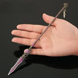 Arma Mágica Exclusiva de Shenwei-Ma Chao, Pistola Dourada, Arma Liga, Linha de Copiar 22cm, Tiger Head Zhan, Model Toys - Image 4