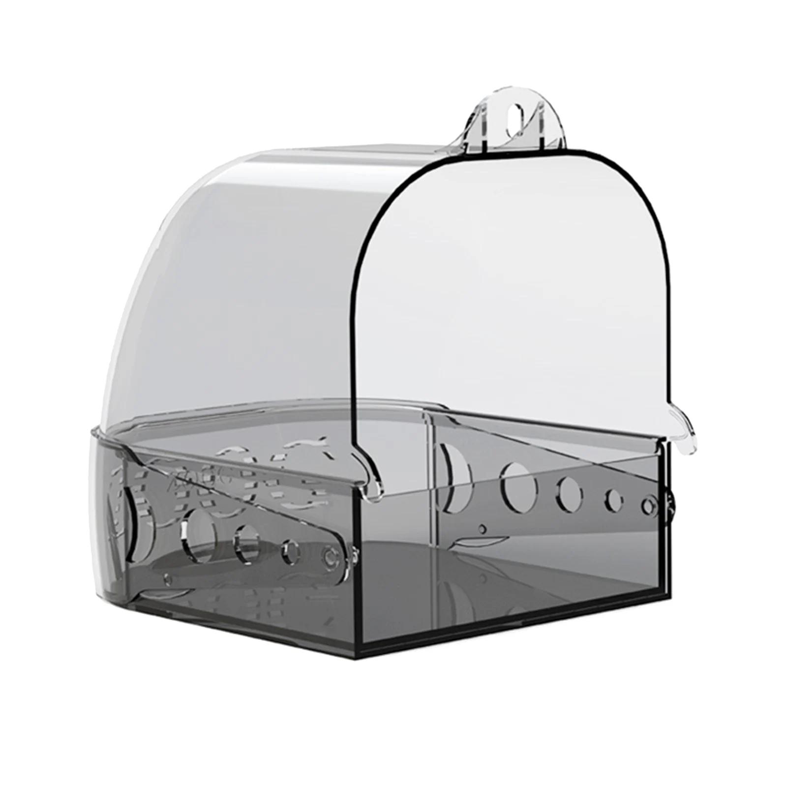 Tigela de água suspensa para periquitos, banho de pássaro, acessórios para gaiola, banheira, periquitos, Finch Budgie, pequenos pássaros, canário - Image 1