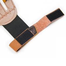 3 dedos puxar arco e flecha proteger luva seta couro luvas de tiro ao ar livre caça acessórios luvas - Image 4