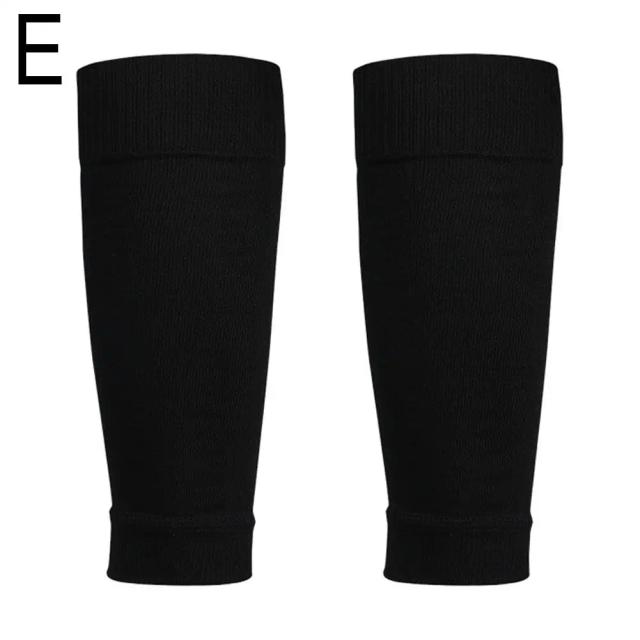 Caneleiras de Futebol em Spandex com Meias Longas - Proteção para Esportes ao Ar Livre, Cor Sólida, 14.56" T3O3
