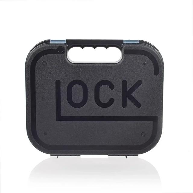 Caixa de Transporte Multifuncional para Pistola Glock 17 e 43 em ABS com Coldre Profissional e Segurança Avançada
