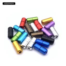 Alumínio Fechos Parafuso para Fazer Jóias, Cilindro Fecho Final, Colar e Pulseira Conectores, Acessórios DIY, 3.5mm Buraco, 10PCs - Image 4