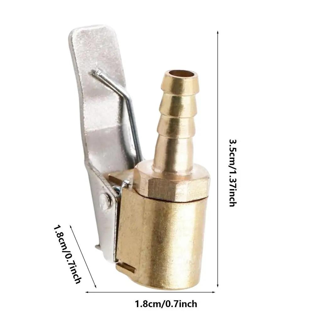 Adaptador de bomba de ar para carro, cabeças, acessórios de compressor de bomba de pneu com válvula de alívio, adaptador de bomba de ar de inflação rápida para pneus de carro - Image 1