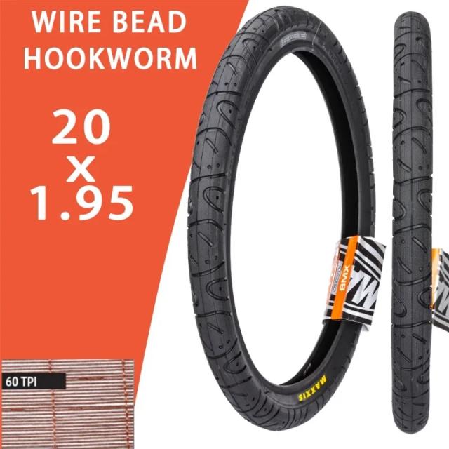 MAXXIS HOOKWORM Pneu Urbano de Alta Resistência para BMX, Carga e Street 20-29 Polegadas