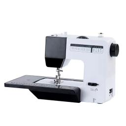Mini máquina de costura portátil com mesa Pedal, calcador substituível, Overlock Knitting, botão Iniciar, elétrico, prático, 38 pontos - Image 1