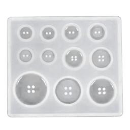 Molde De Silicone Artesanal Criativo, Buraco De Resina DIY, Botão Pingente, Molde de Arte Antiaderente, Ferramentas De Cozimento De Bolo, Acessórios - Image 6