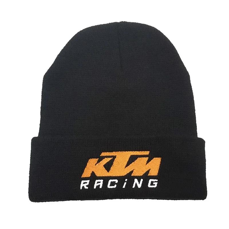 Chapéu de malha ktm masculino feminino lazer boné outono inverno quente moda chapéu de malha para ktm rc8 duke 200 250 390 690 790 890 990 adv - Image 1
