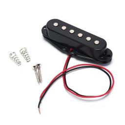 Captador de som Black Single Coil para guitarra elétrica, 6 cordas, harmonioso, fácil de instalar - Image 4