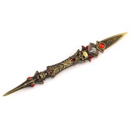 Douluo Anime Peripheral Zinc Alloy Carving Knife, Huo Yuhao, AEG Modelo de Arma Necromântica, Artesanato Ornamentos, Brinquedos Presente, 22cm - Image 6